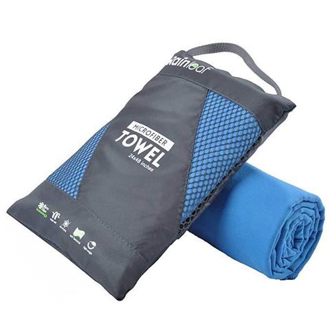 quick dry microfibre towel and bag