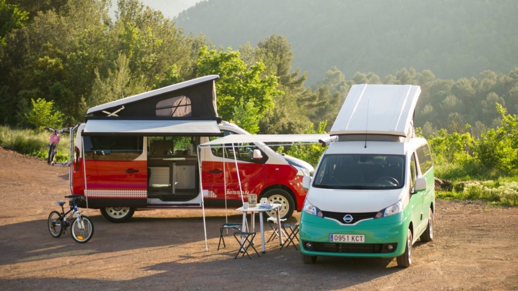 The top 10 electric campervans in the UK and Europe - Nissan camper example