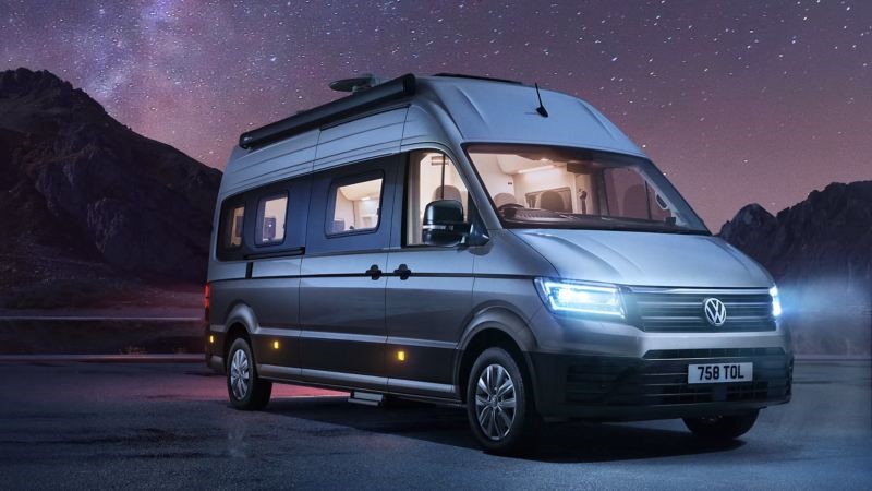 vw grand california in grey 