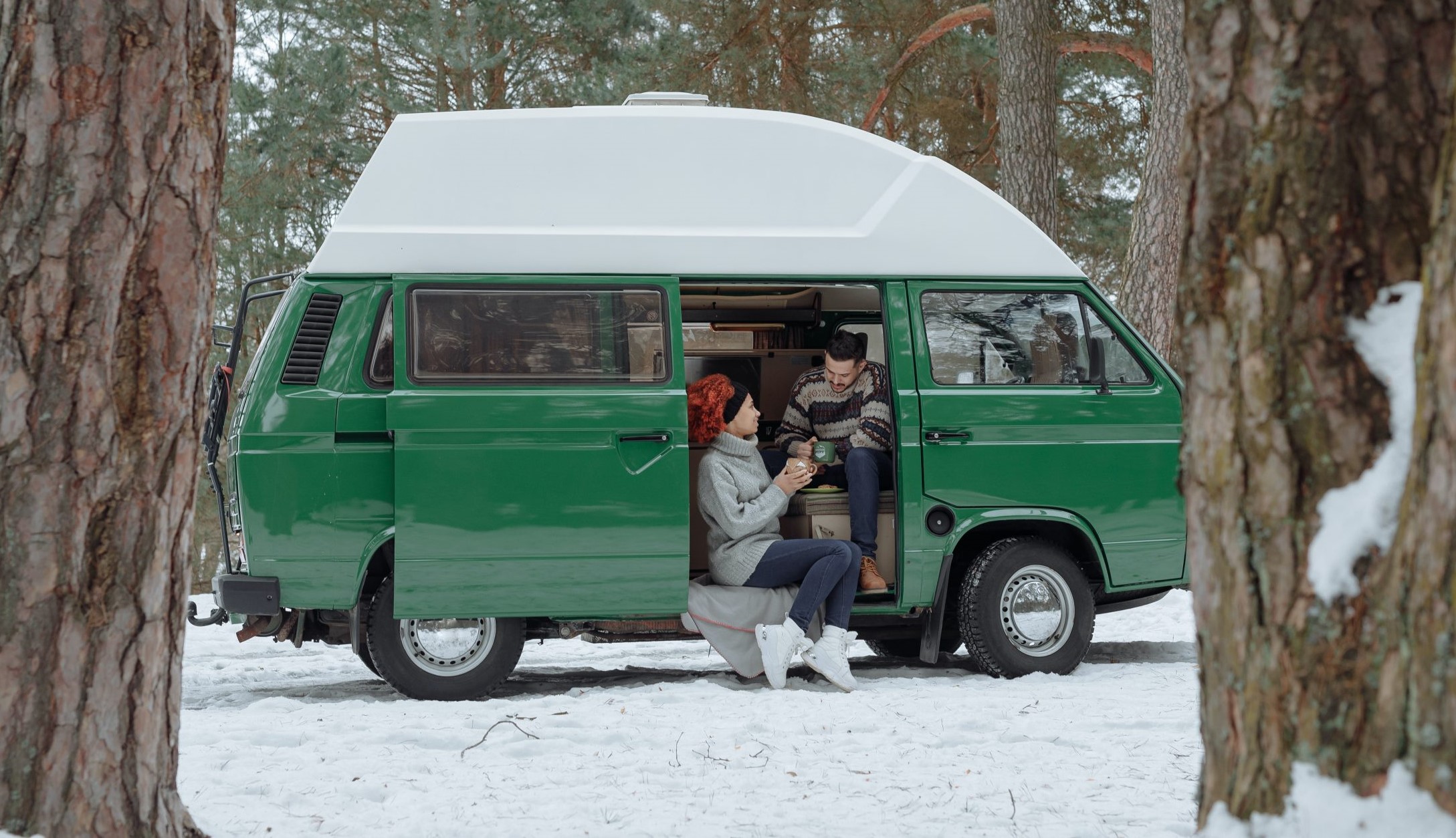 classic green campervan - get classic campervan insurance quotes